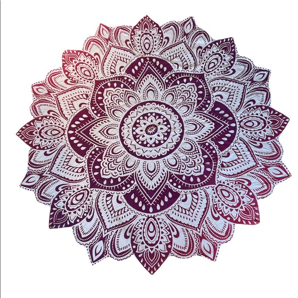 Lotus Shaped Tapestry - Picture 1 of 6